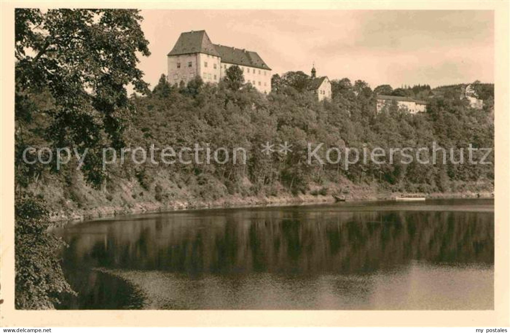Burgk Freital Blick zur Burg