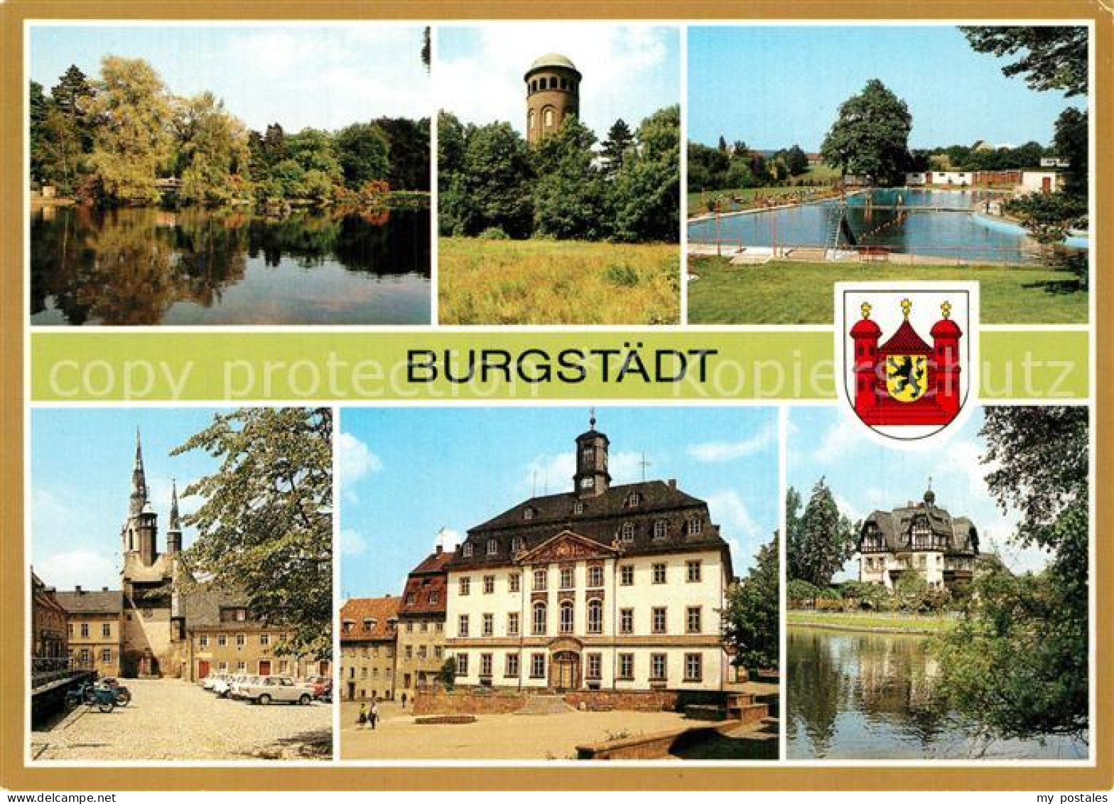 Burgstaedt Sachsen Karl Liebknecht Hain Aussichtsturm am Turastein Freibad Saeng