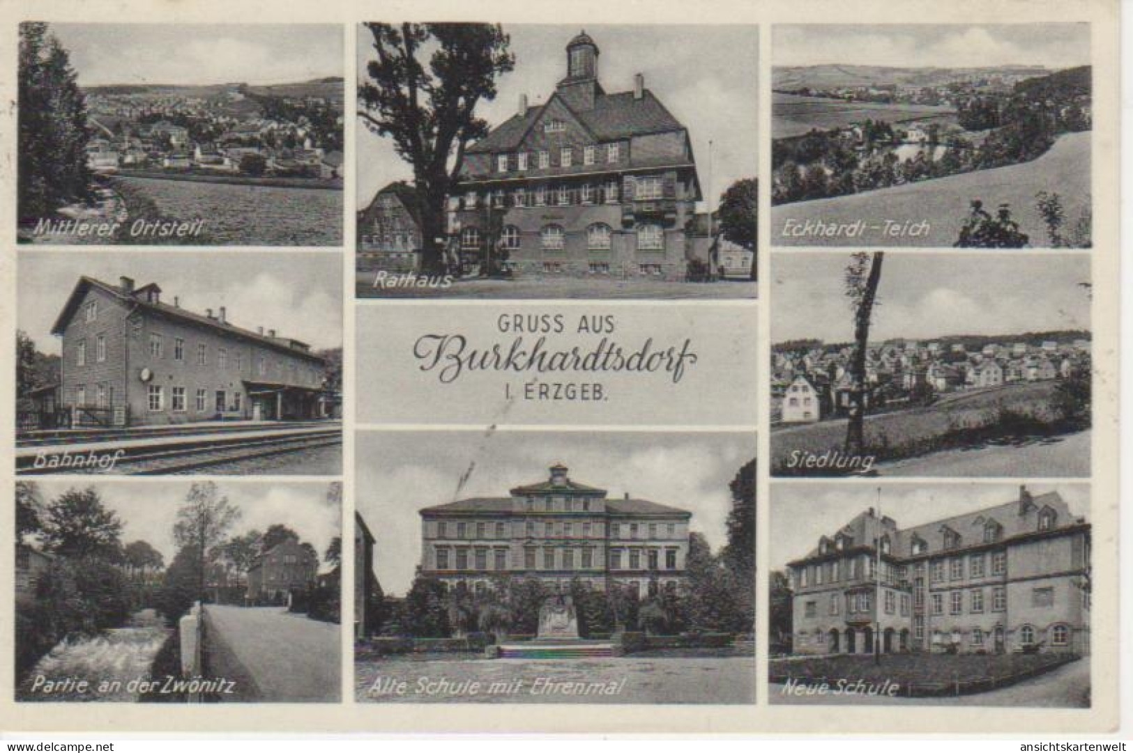 Burkhardtsdorf Mehrbildkarte gl1939 #69.938