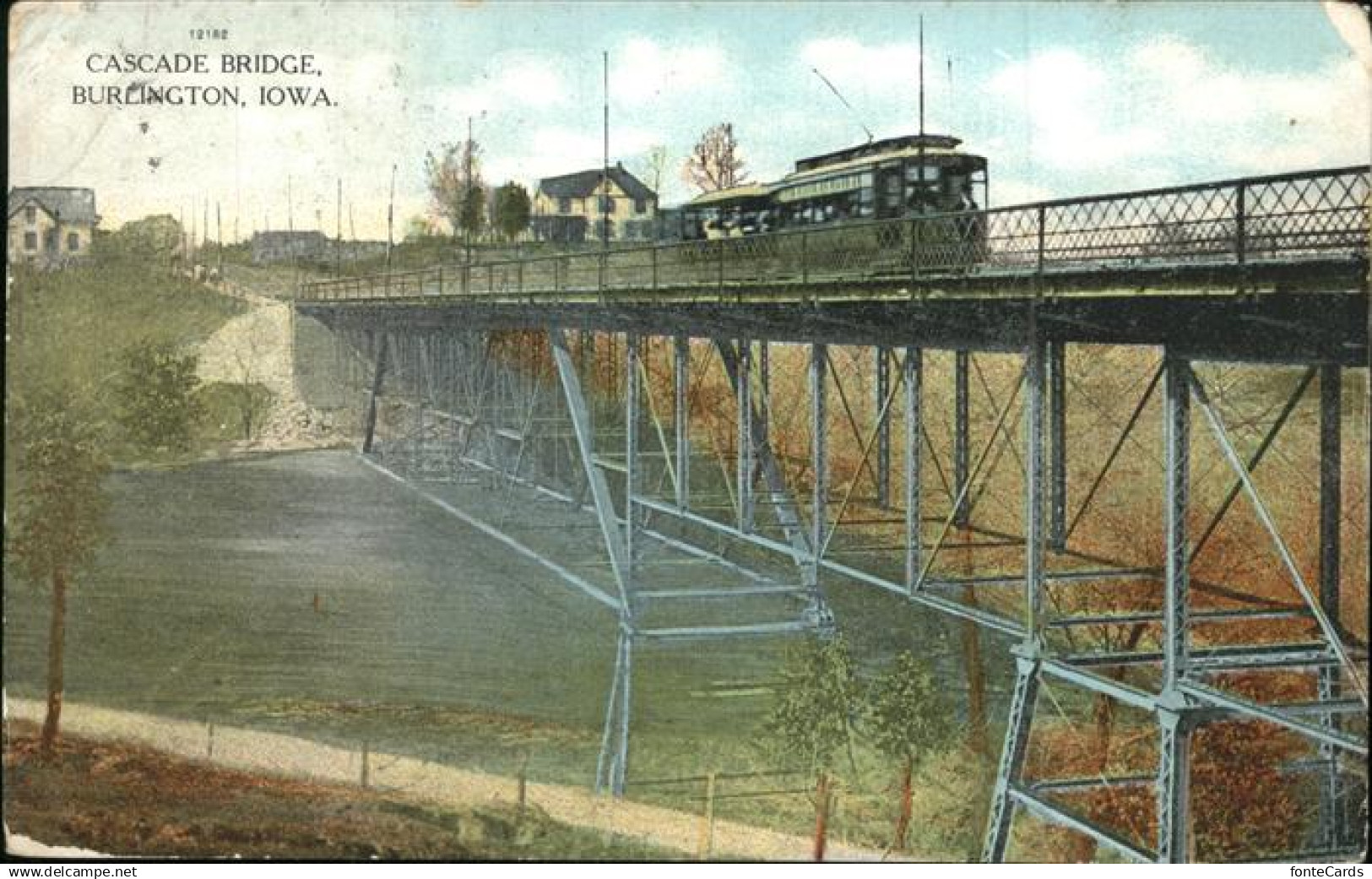 Burlington Iowa cascade Bridge Zug