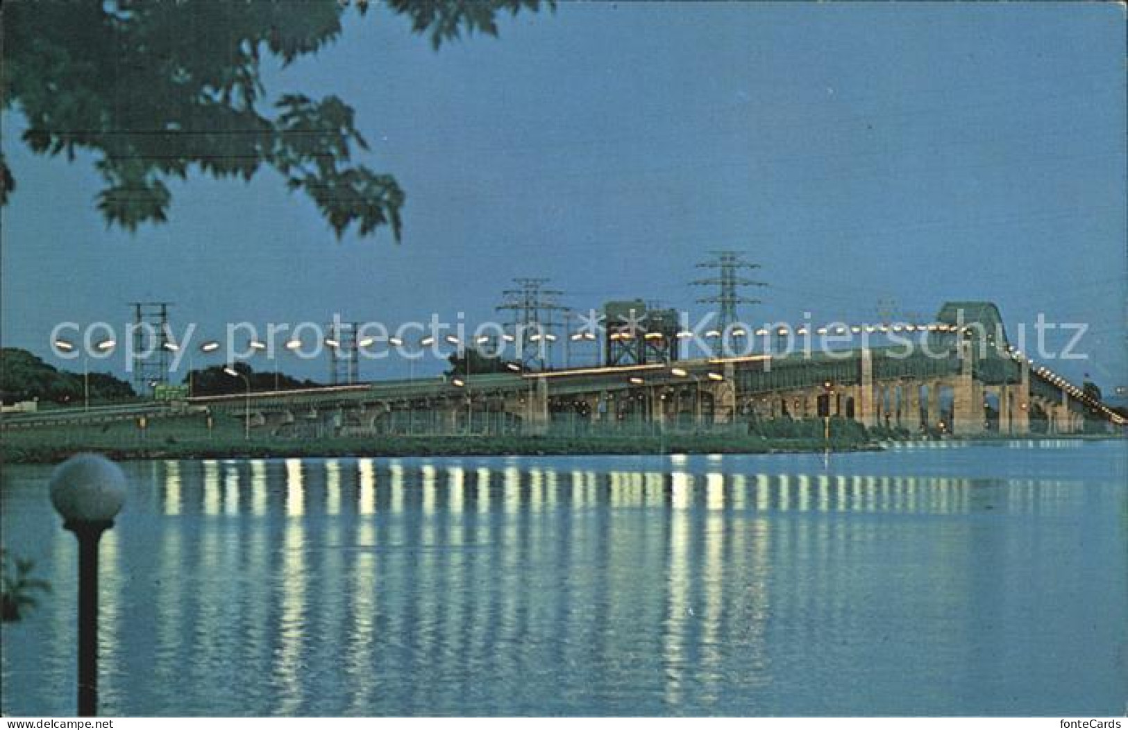 Burlington Ontario Hamilton Skyway Nacht