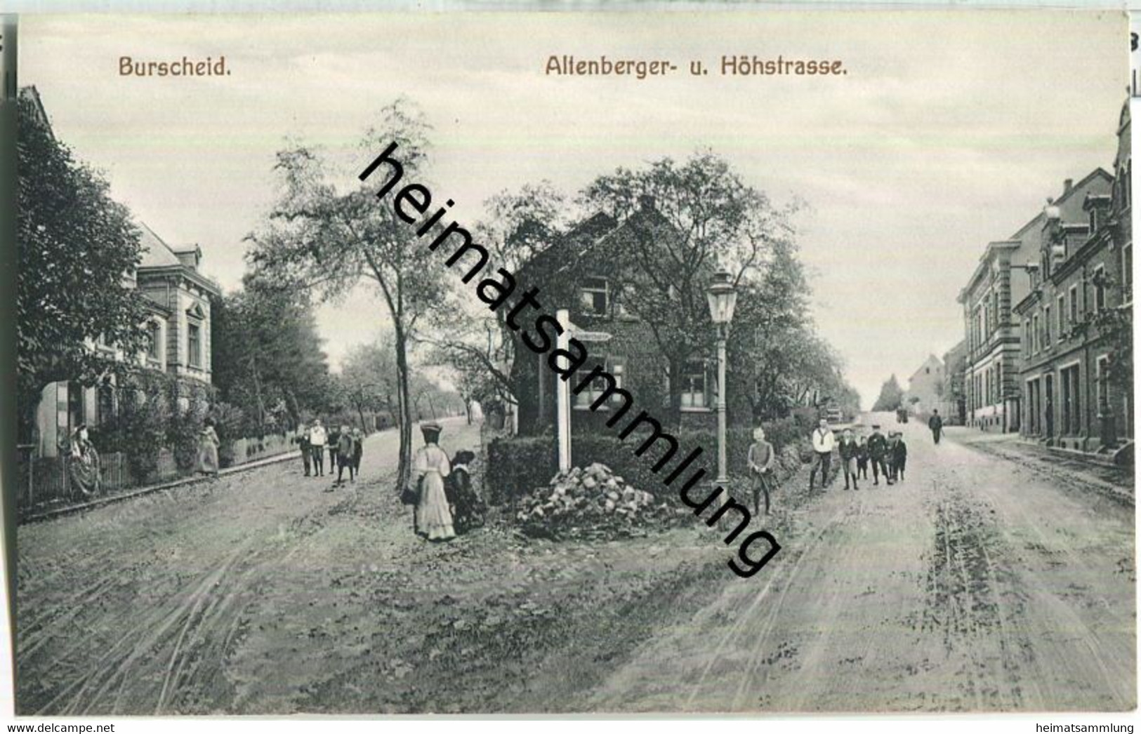 Burscheid - Altenbergerstrasse - Höhstrasse - AK ca. 1910 - Verlag Rob. Reininghaus Burscheid