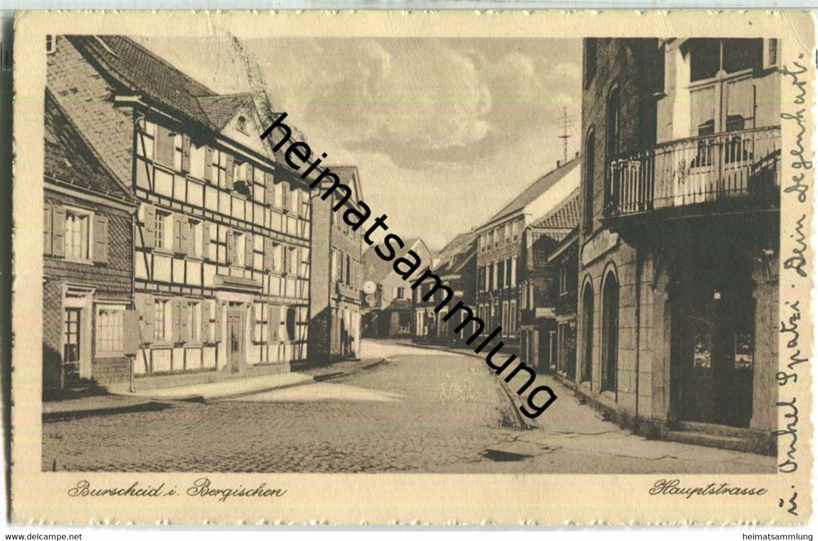 Burscheid - Hauptstrasse - Verlag Otto Busch Burscheid