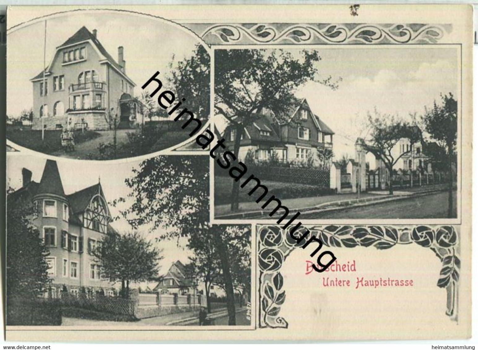 Burscheid - Untere Hauptstrasse - AK ca. 1910 - Verlag Rob. Reininghaus Burscheid