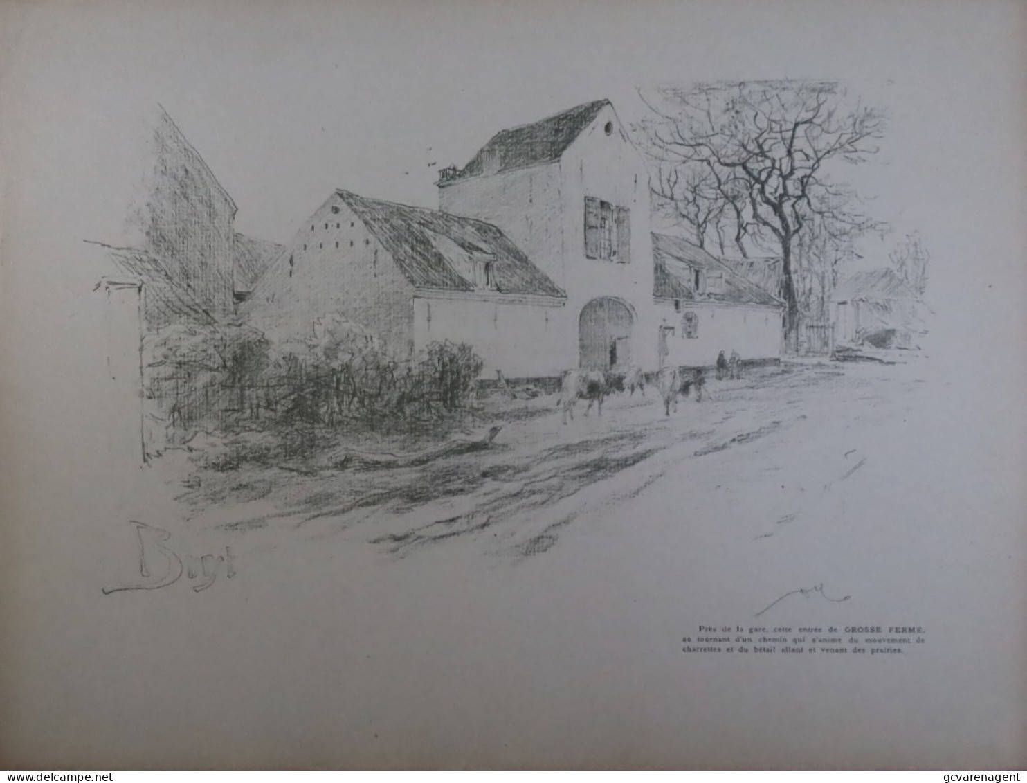 BURST.  BOEDERIJ   HOEVE      PRINT. A.HEINS    360 X 270 MM
