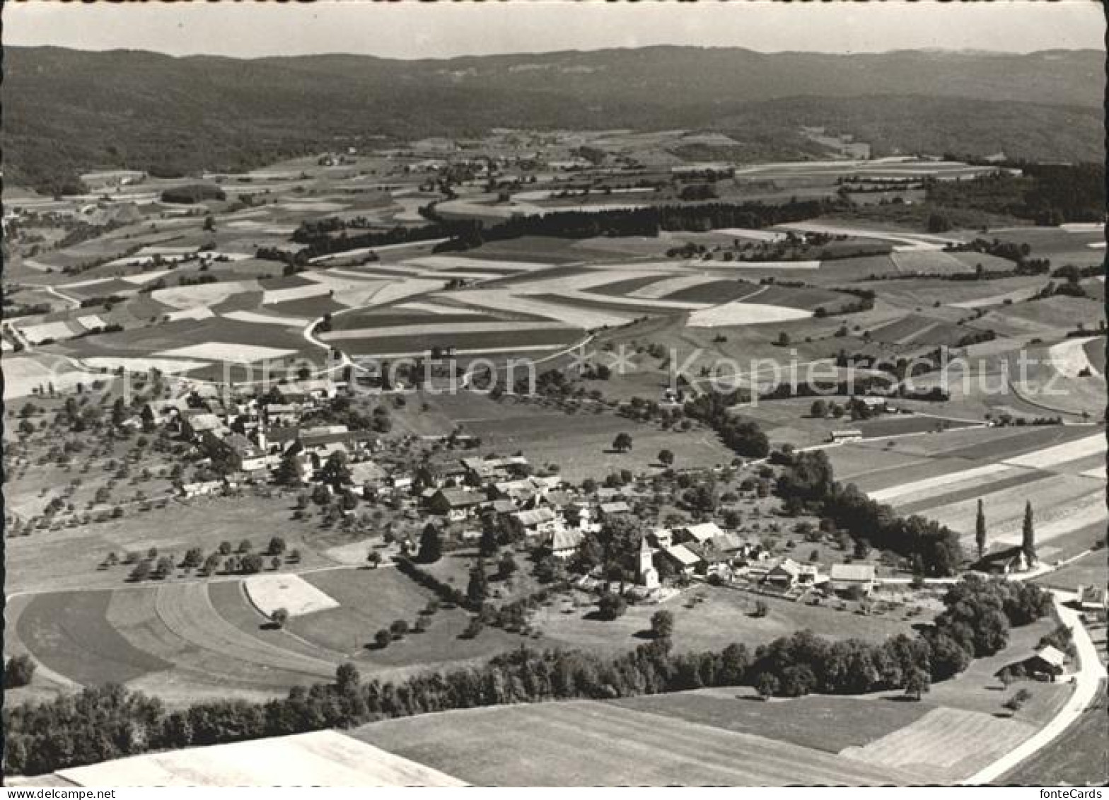 Burtigny Fliegeraufnahme