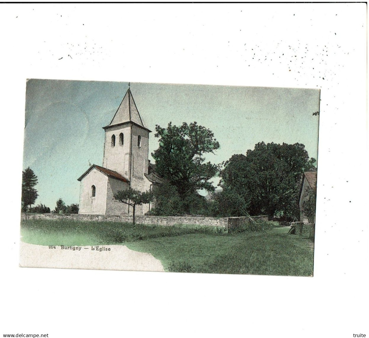 BURTIGNY L'EGLISE ( CARTE COLORISEE )