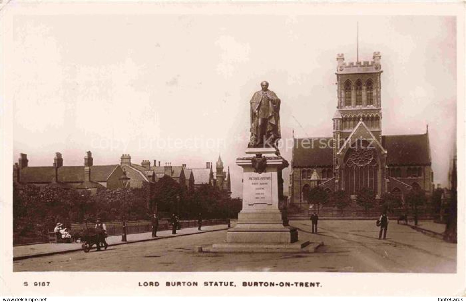 Burton-on-Trent Burton-upon-Trent Staffordshire UK Lord Burton Statue Monument