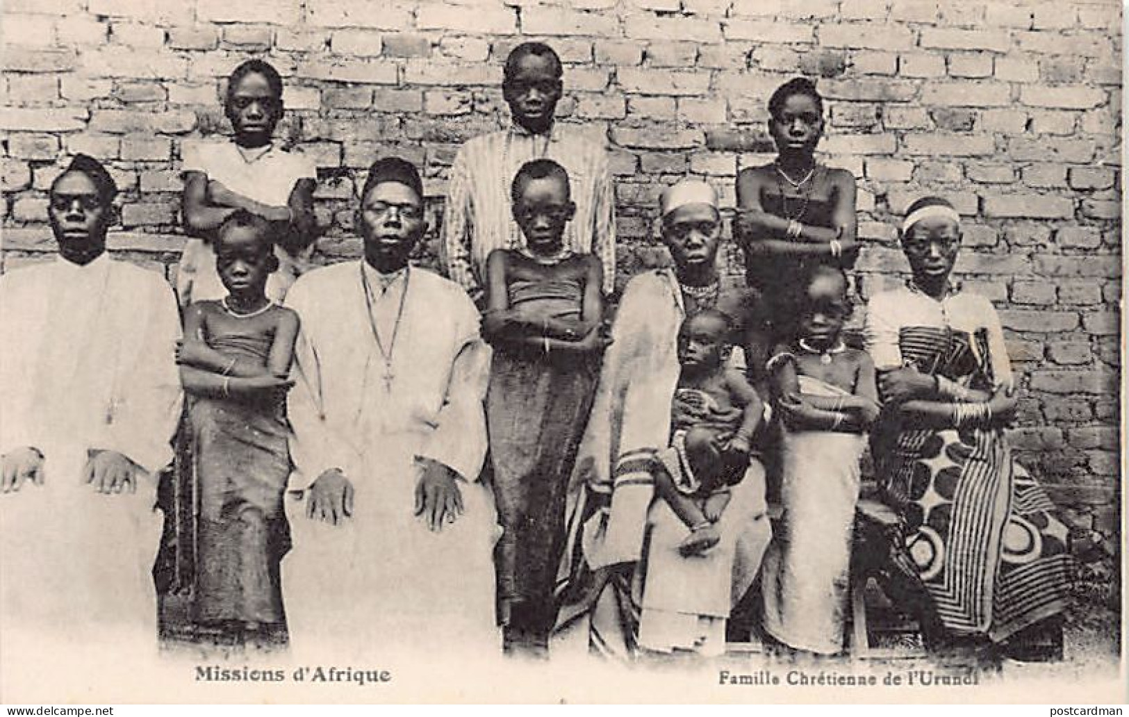 Burundi - Famille chrétienne de l'Urundi - Ed. Soeurs Missionnaires de Notre-Dame d'Afrique à Alger (Algérie)
