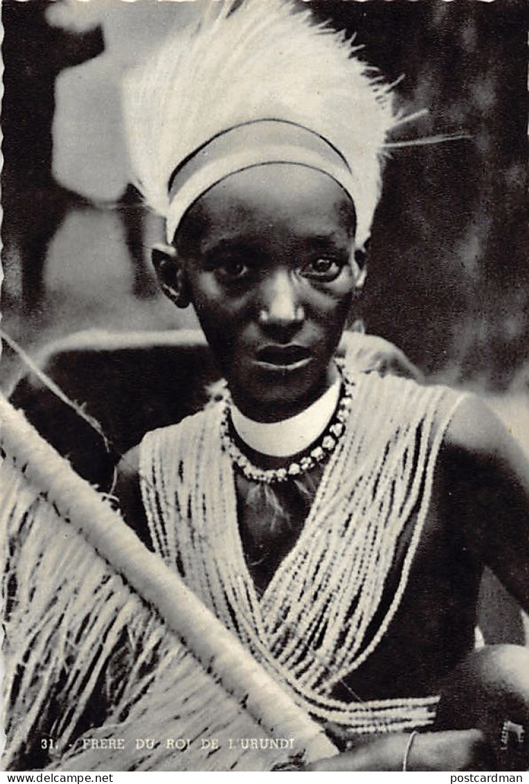 Burundi - Ignace Kamatari, frère du roi de l'Urundi Mwambutsa IV - Ed. Missions des Pères Blancs 31 - FORMAT DE LA CARTE