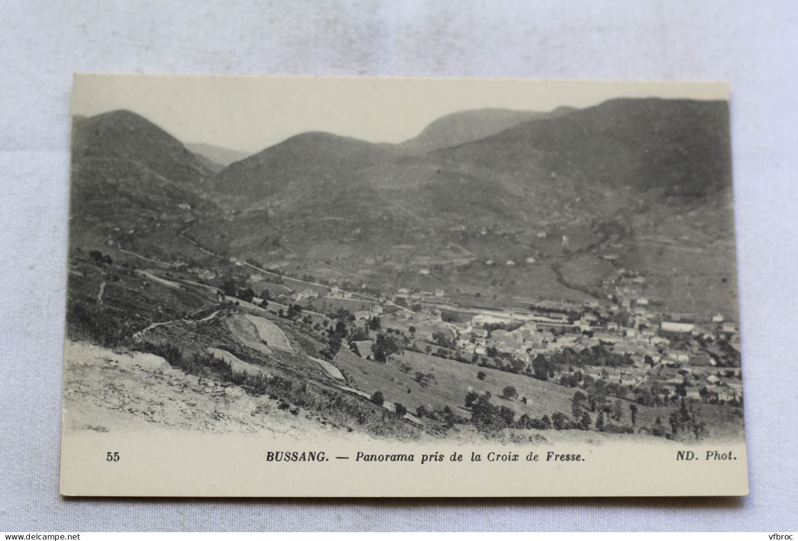 Bussang, panorama pris de la croix de Fresse, Vosges 88