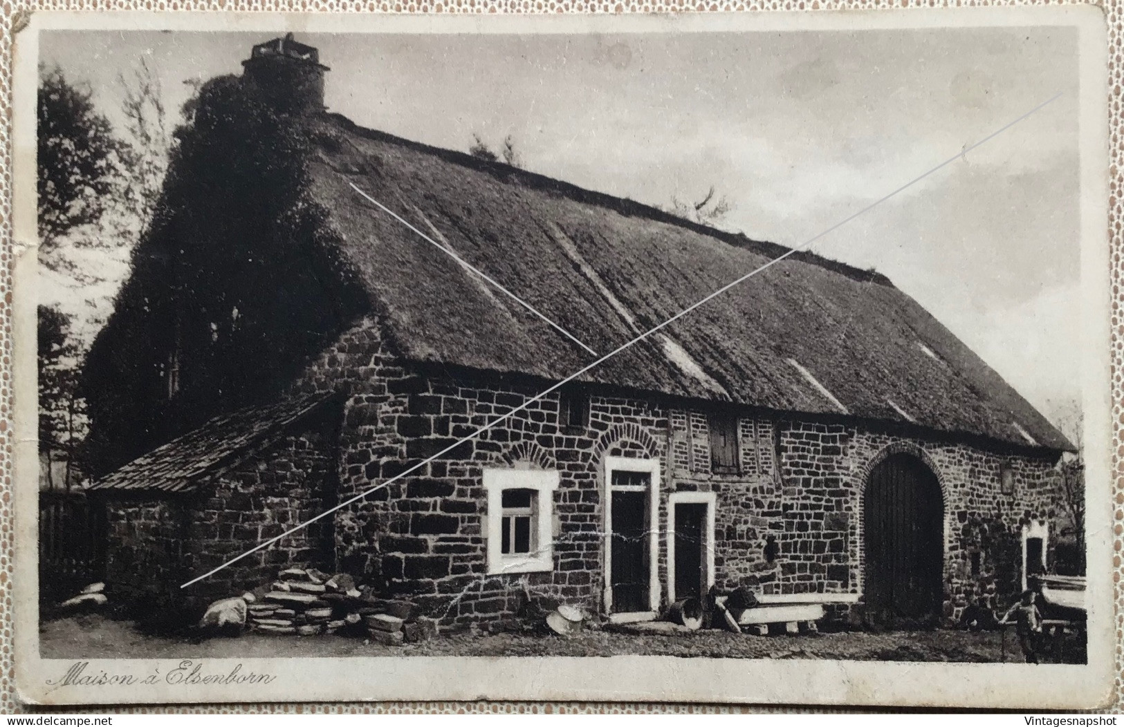 BUTGENBACH BUETGENBACH maison à Elsenborn CP édit maison Kanzler postée en 1934