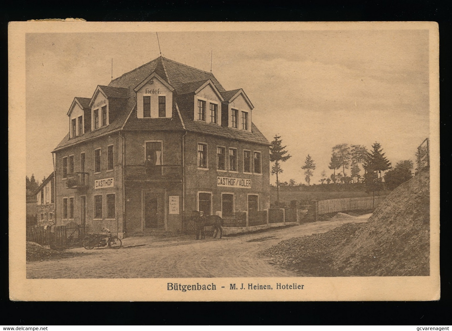 BÜTGENBACH  - GASTHOF ADLER - M.J.HEINEN  HOTELIER         -  3 SCANS