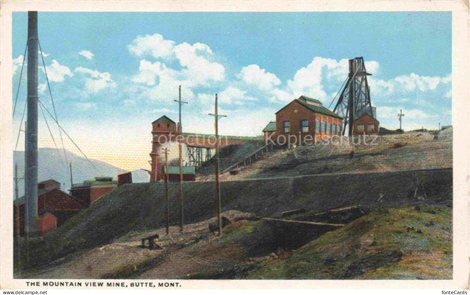 Butte Montana USA The Mountain View Mine