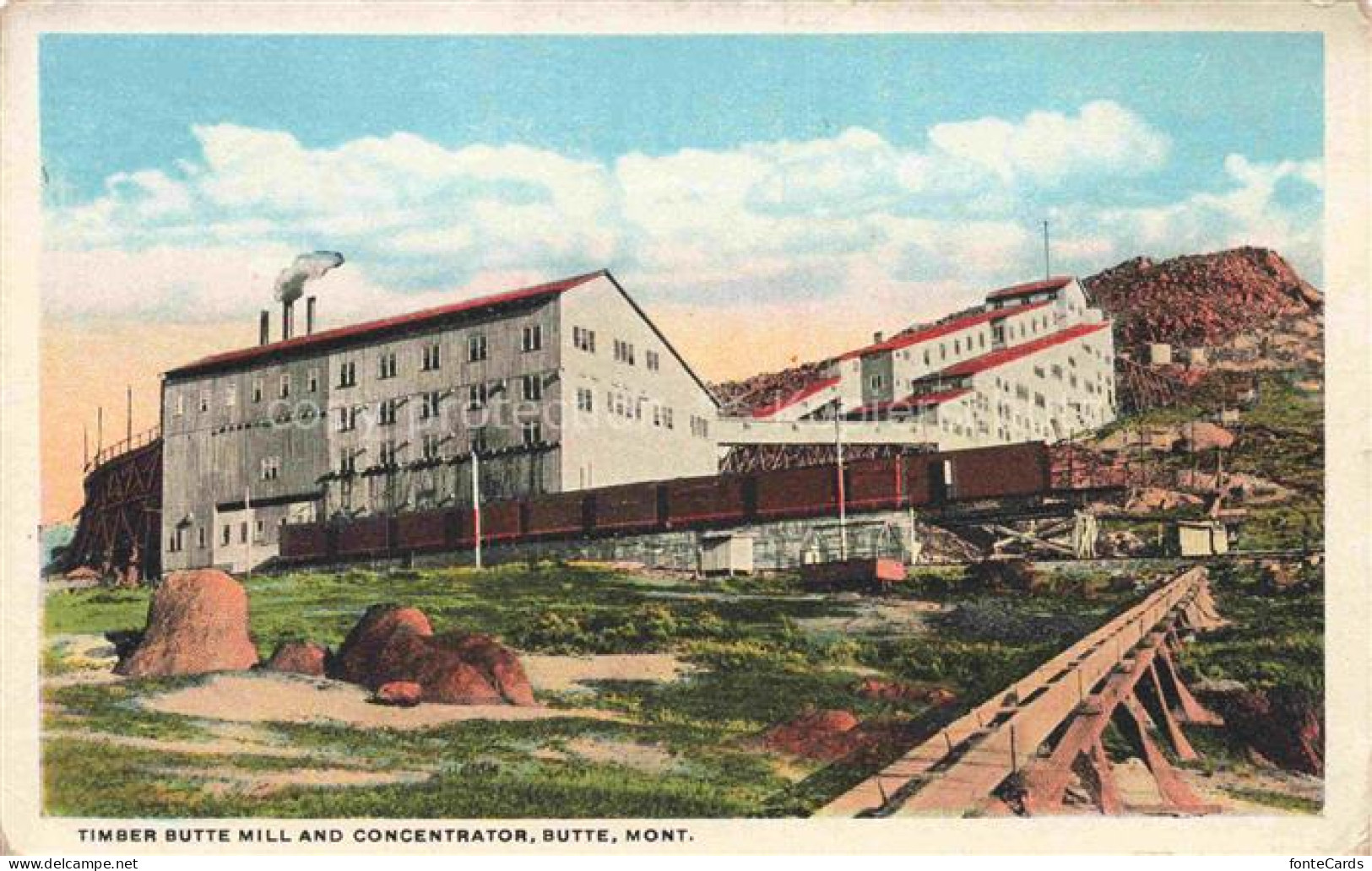 Butte Montana USA Timber Butte Mill and Concentrator