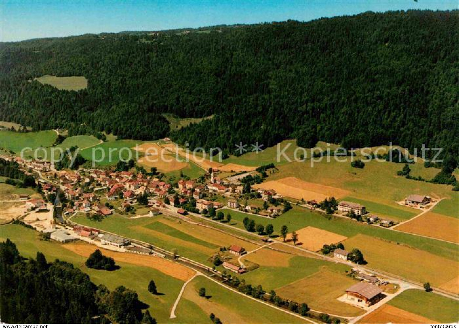 Buttes Fliegeraufnahme