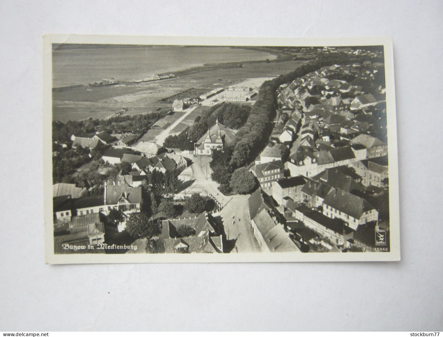 BÜTZOW , Luftbild ,  Schöne Karte um 1957