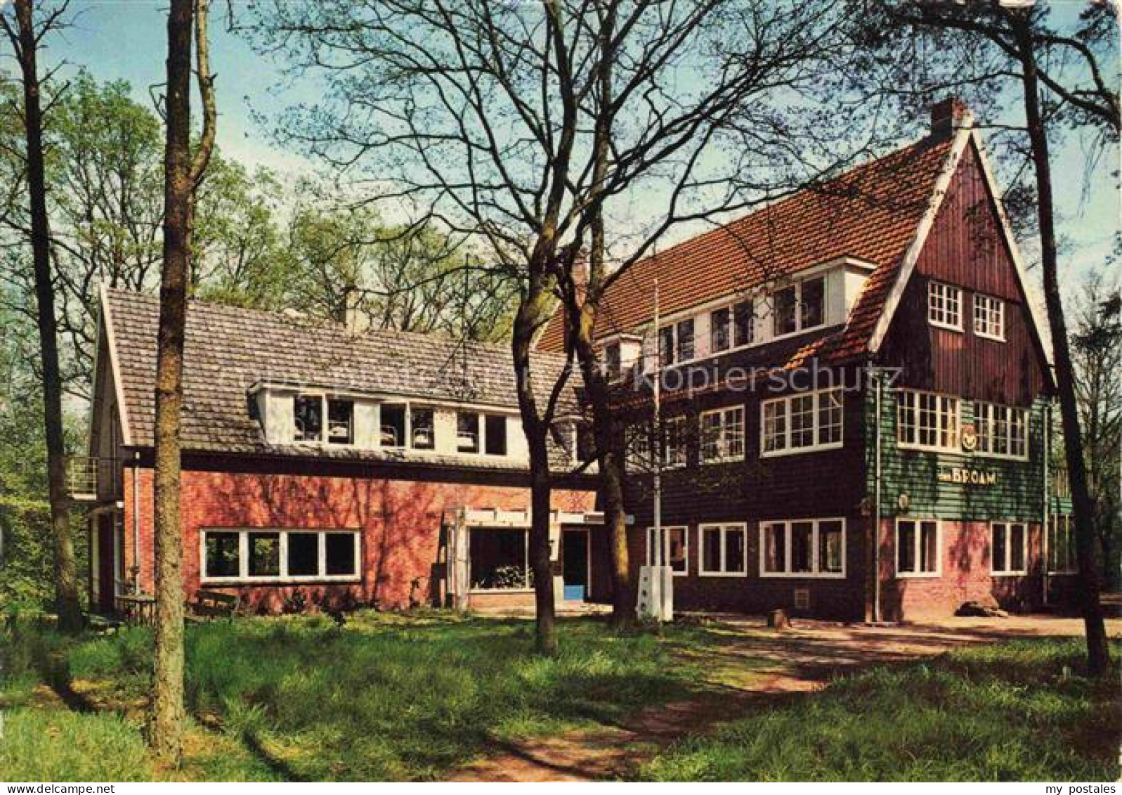 Buurse Haaksbergen Overijssel NL Natuurvriendenhuis Den-Broam Waldhaus Backstein