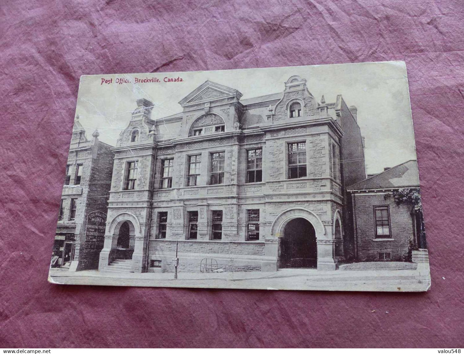 C-4304, CPA , CANADA , Post Office , BROCKVILLE