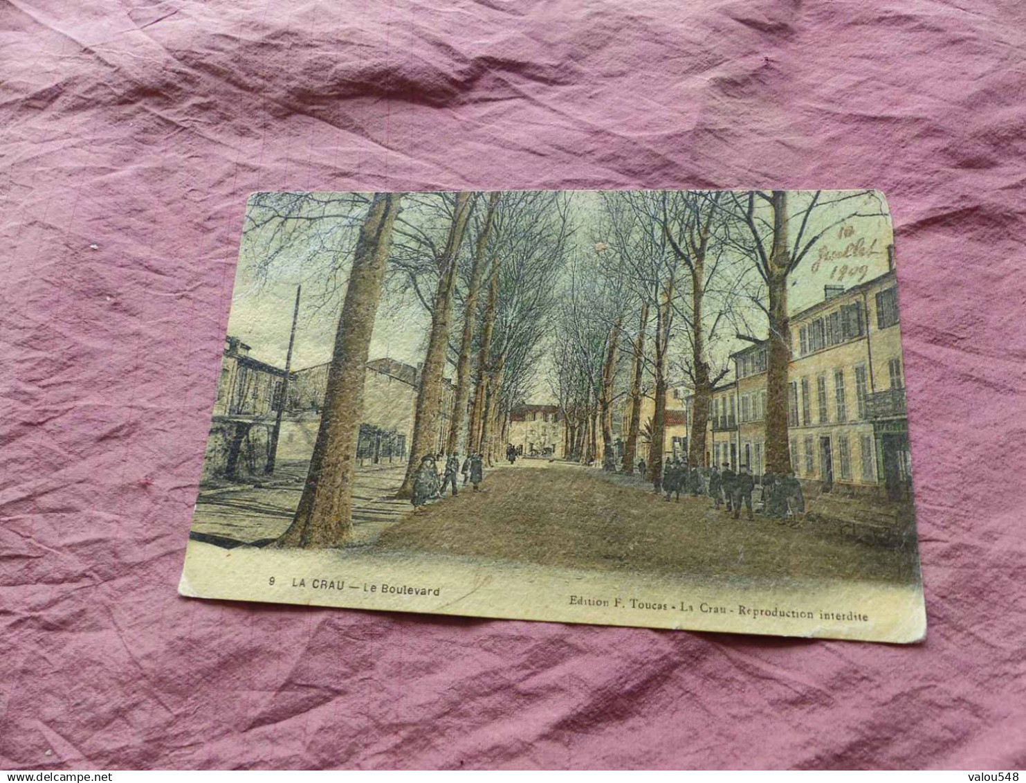 C-5196 , CPA , LA CRAU , Le boulevard