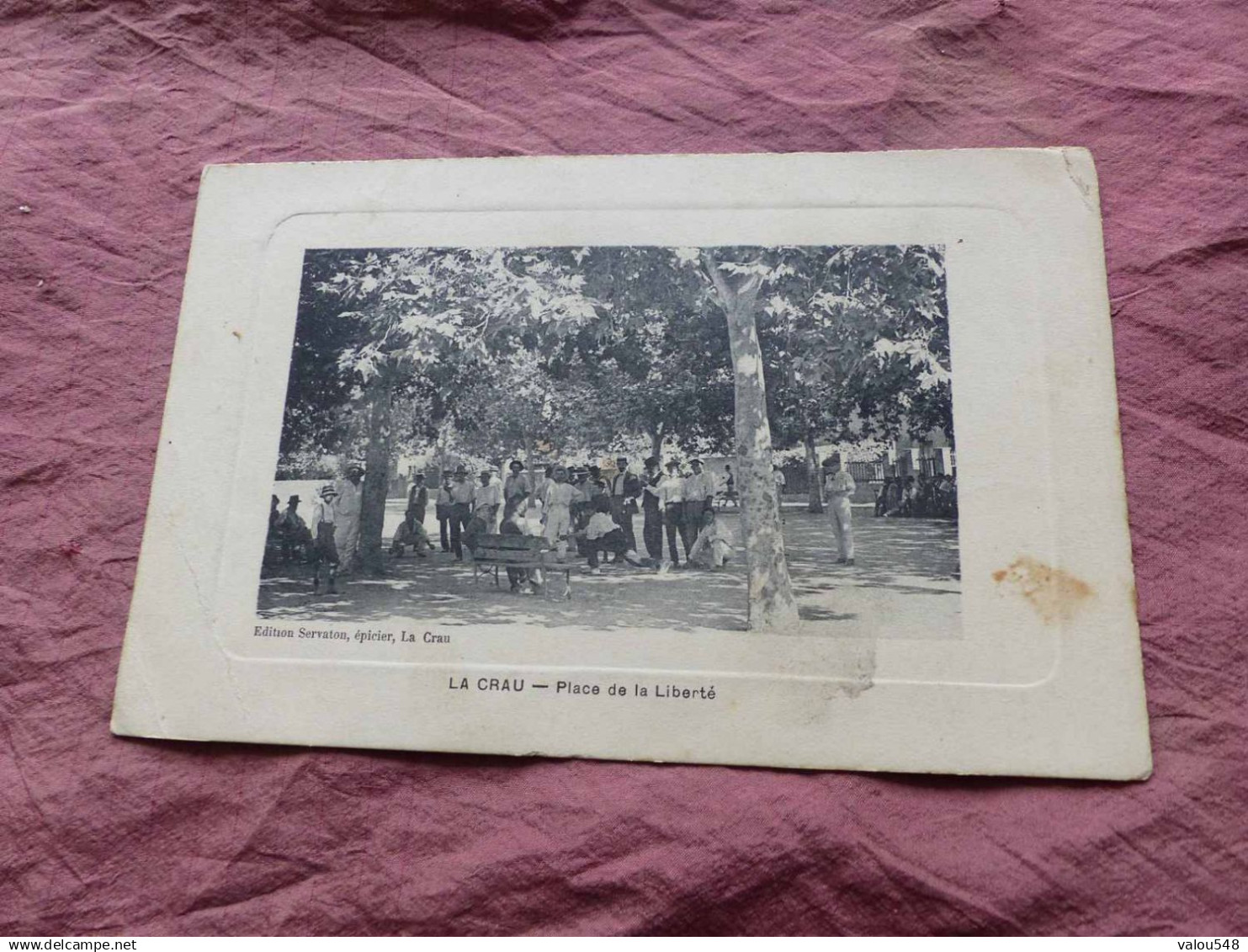 C-5197 , CPA , LA CRAU , Place de la Liberté, belle animation