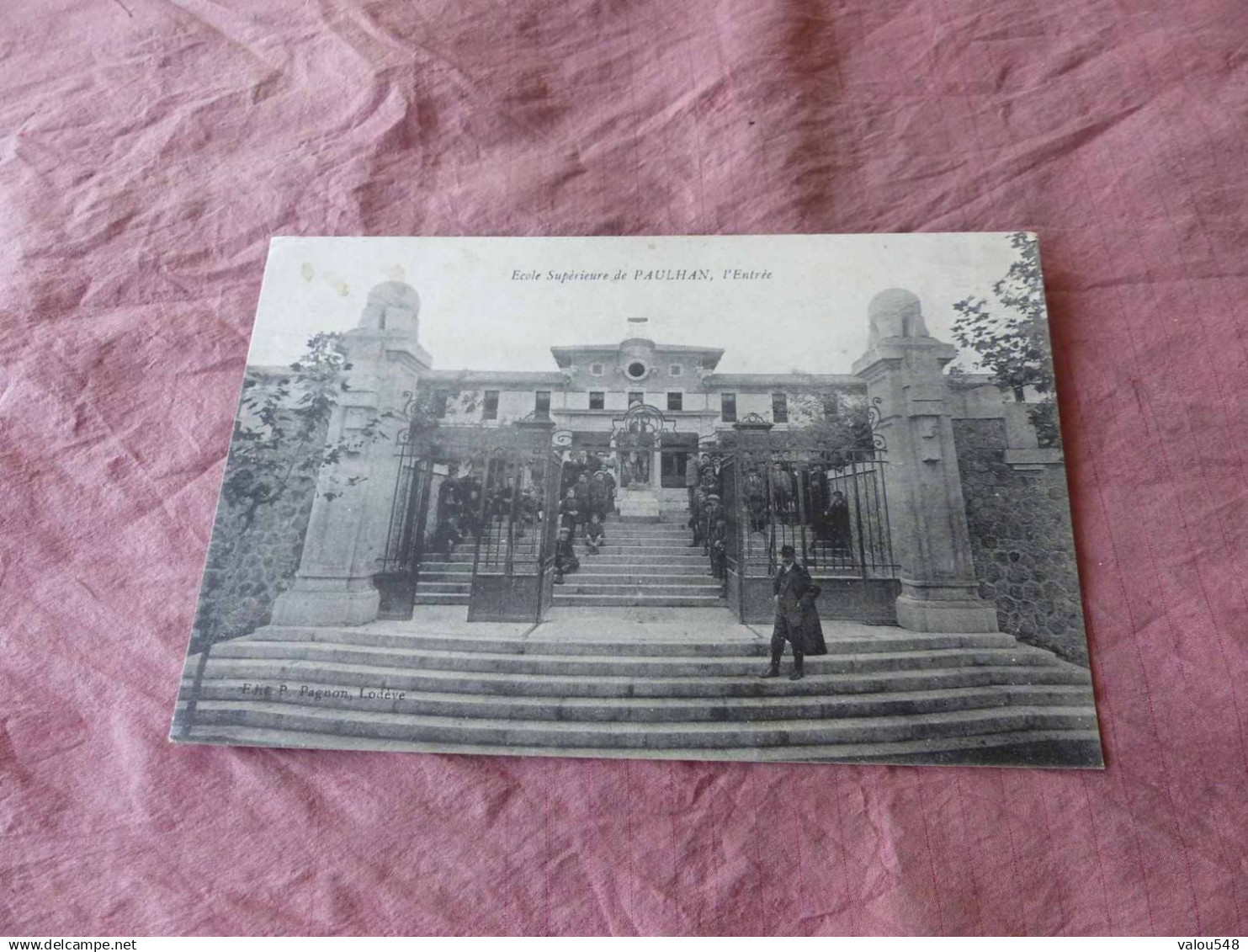 C-6352 , CPA, PAULHAN, Ecole supérieur de Paulhan, L'Entrée