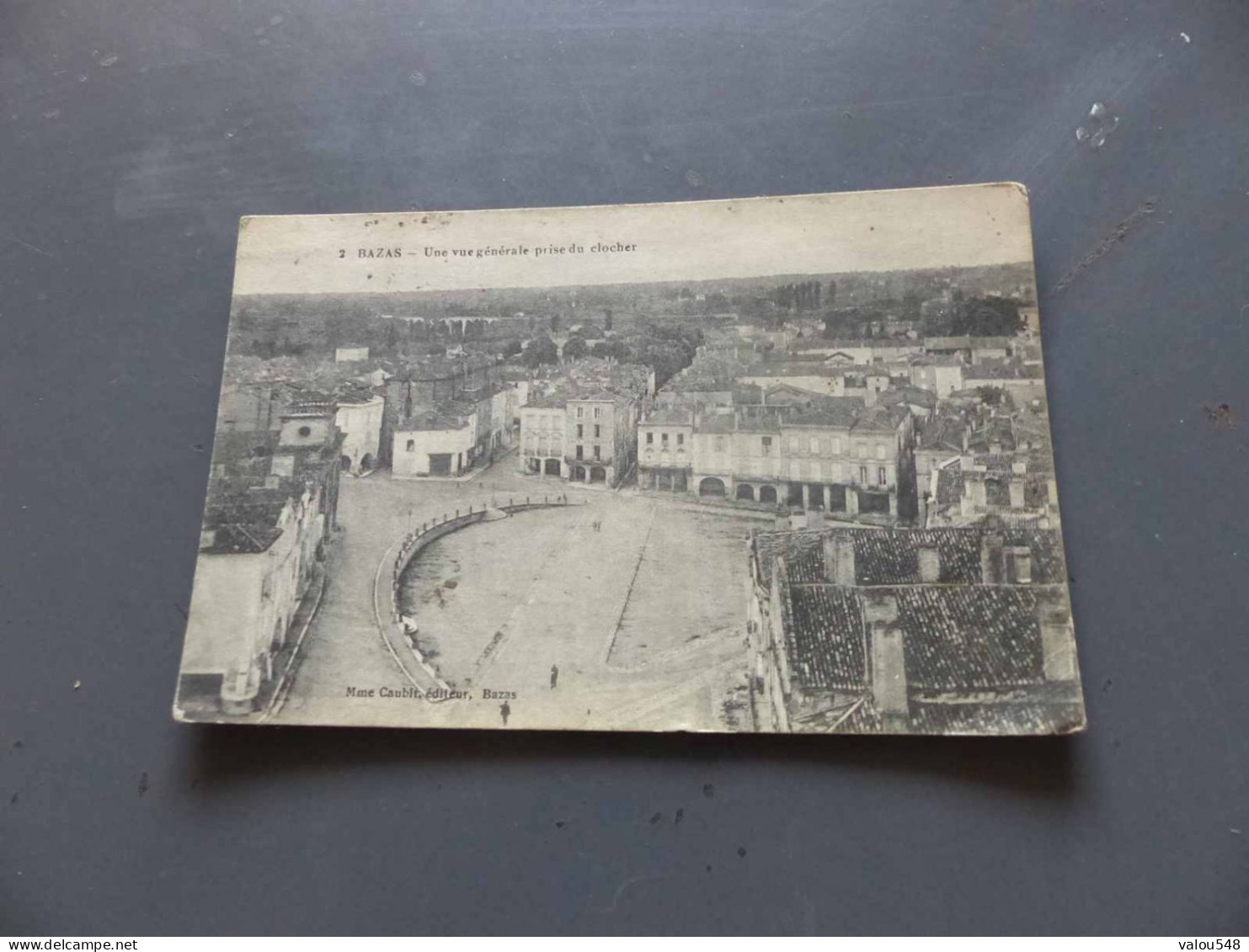 C-8556 , CPA, BAZAS, Une Vue Générale prise du clocher