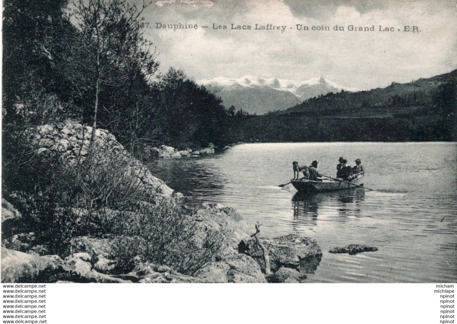 C P A    38  -  LES LACS DE LAFFREY - un coin du grand lac