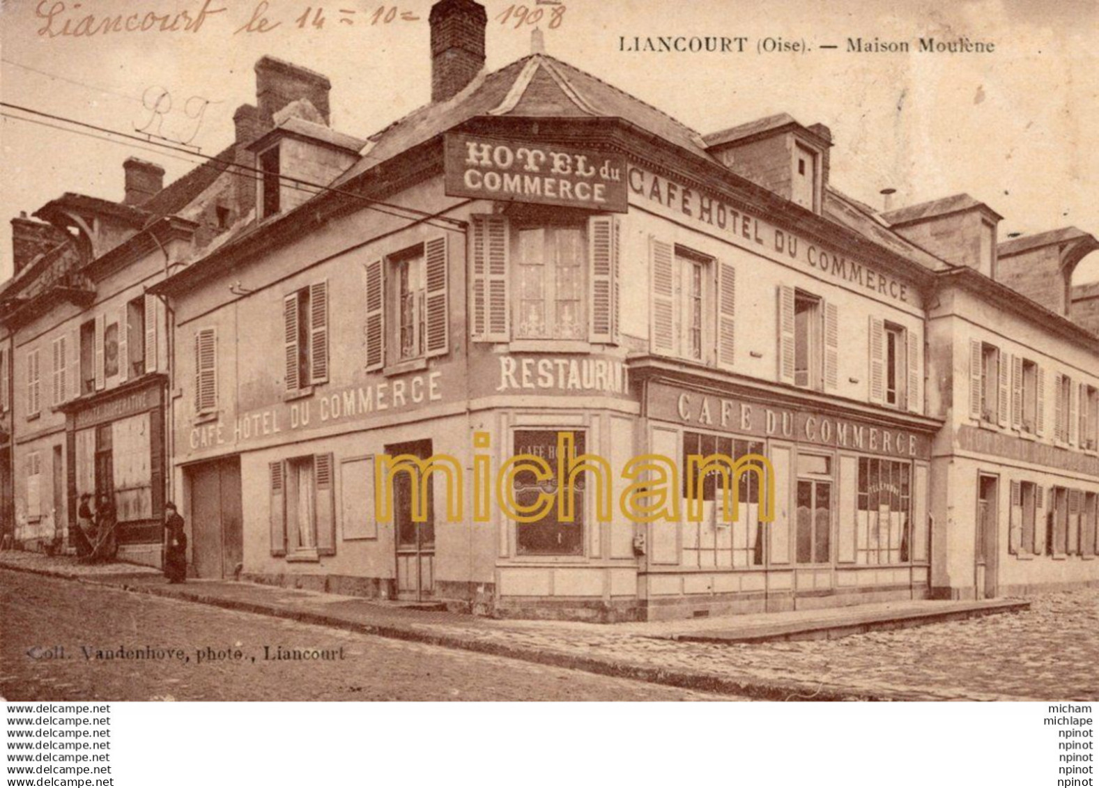 C P A  60  -  LIANCOURT  - maison moulène