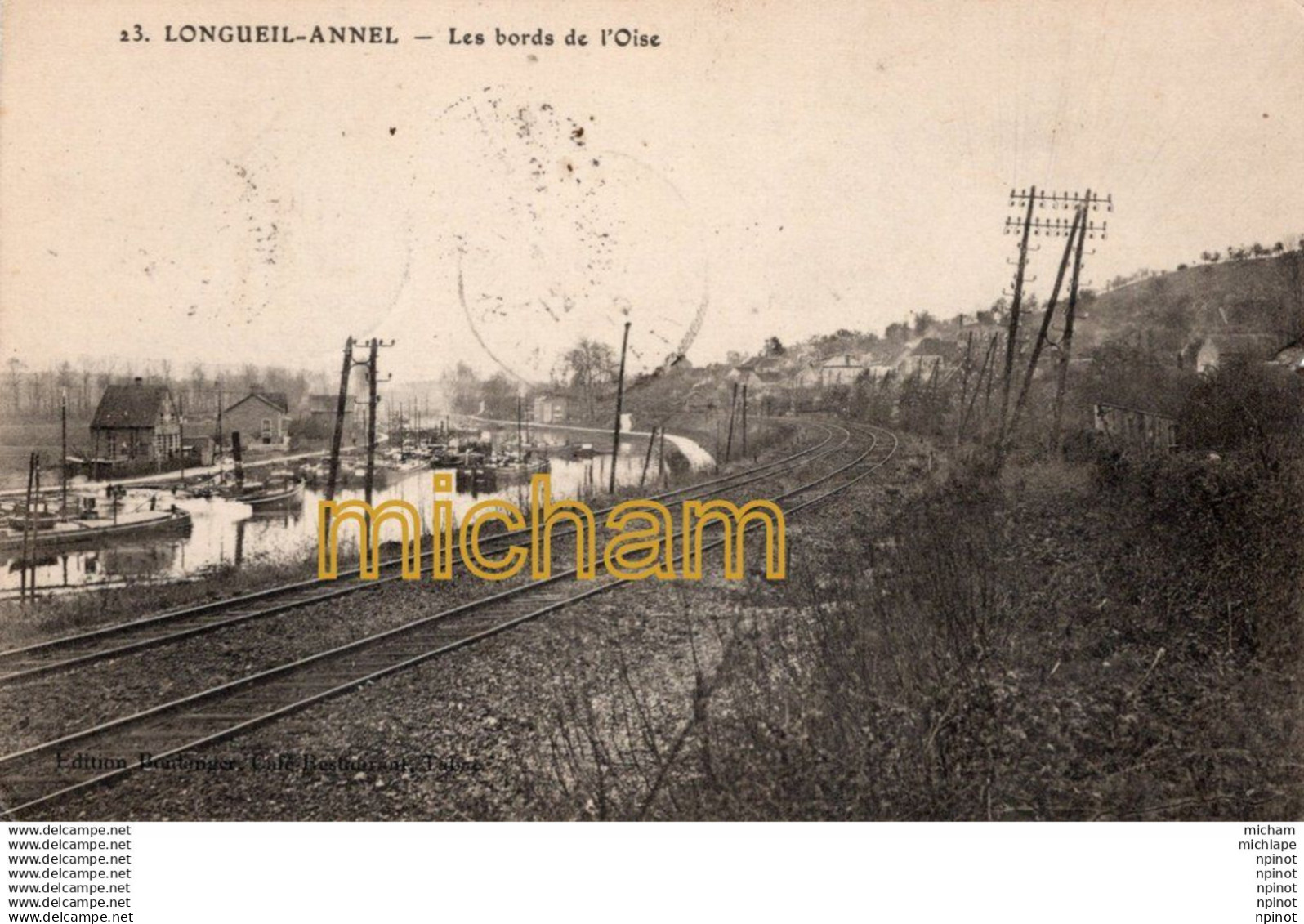 C P A  60  -    LONGUEIL  -  ANNEL - les bords de   l'oise