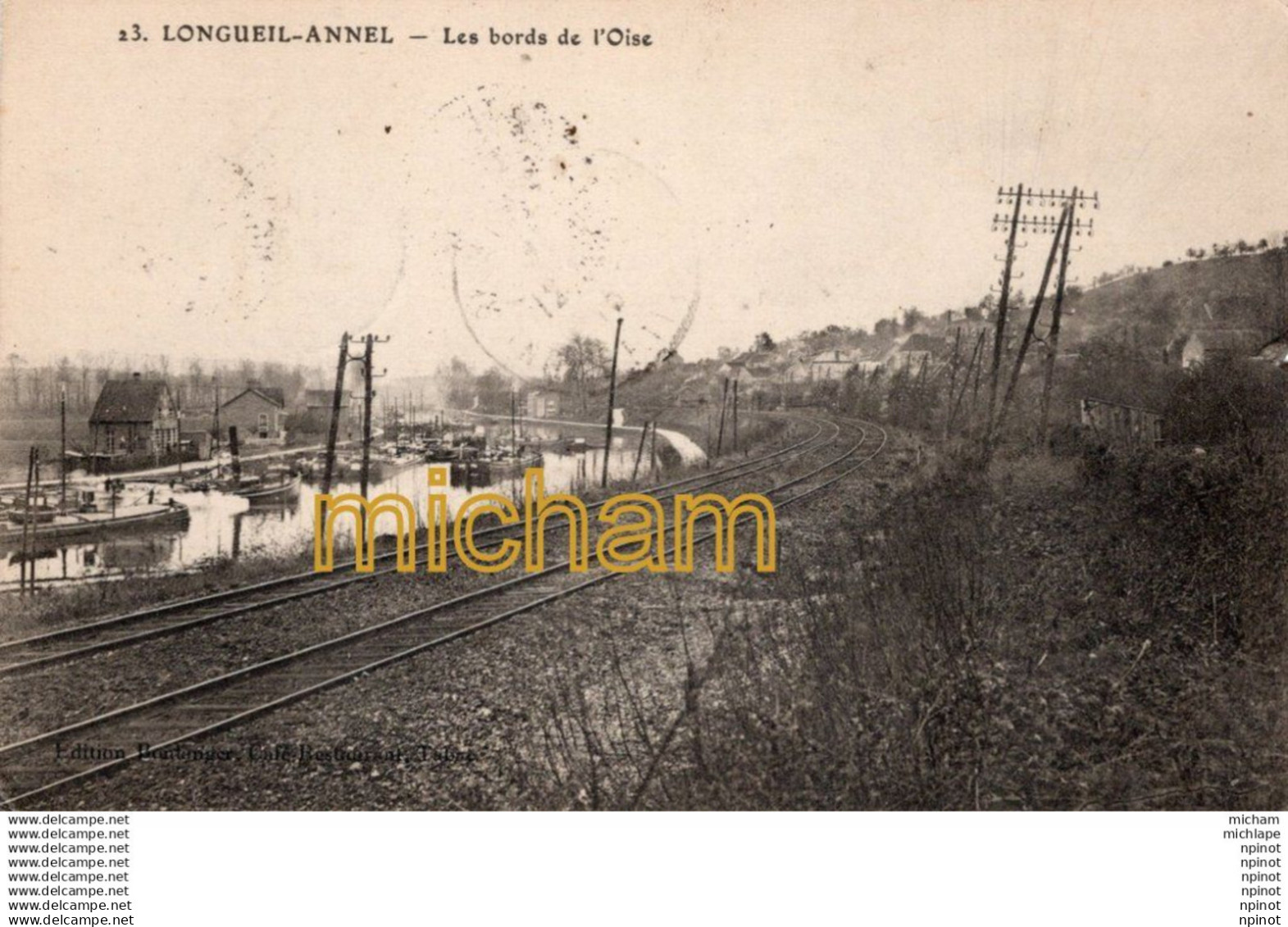 C P A  60  -    LONGUEIL  -  ANNEL - les bords de   l'oise