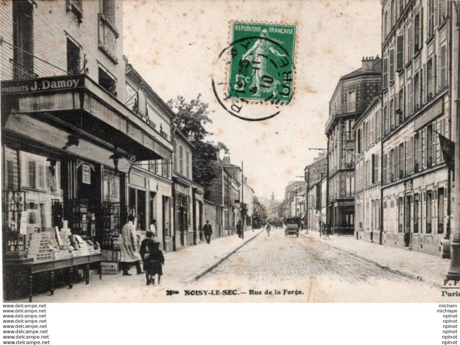 C P A  93  NOISY  LE  SEC  rue de la forge