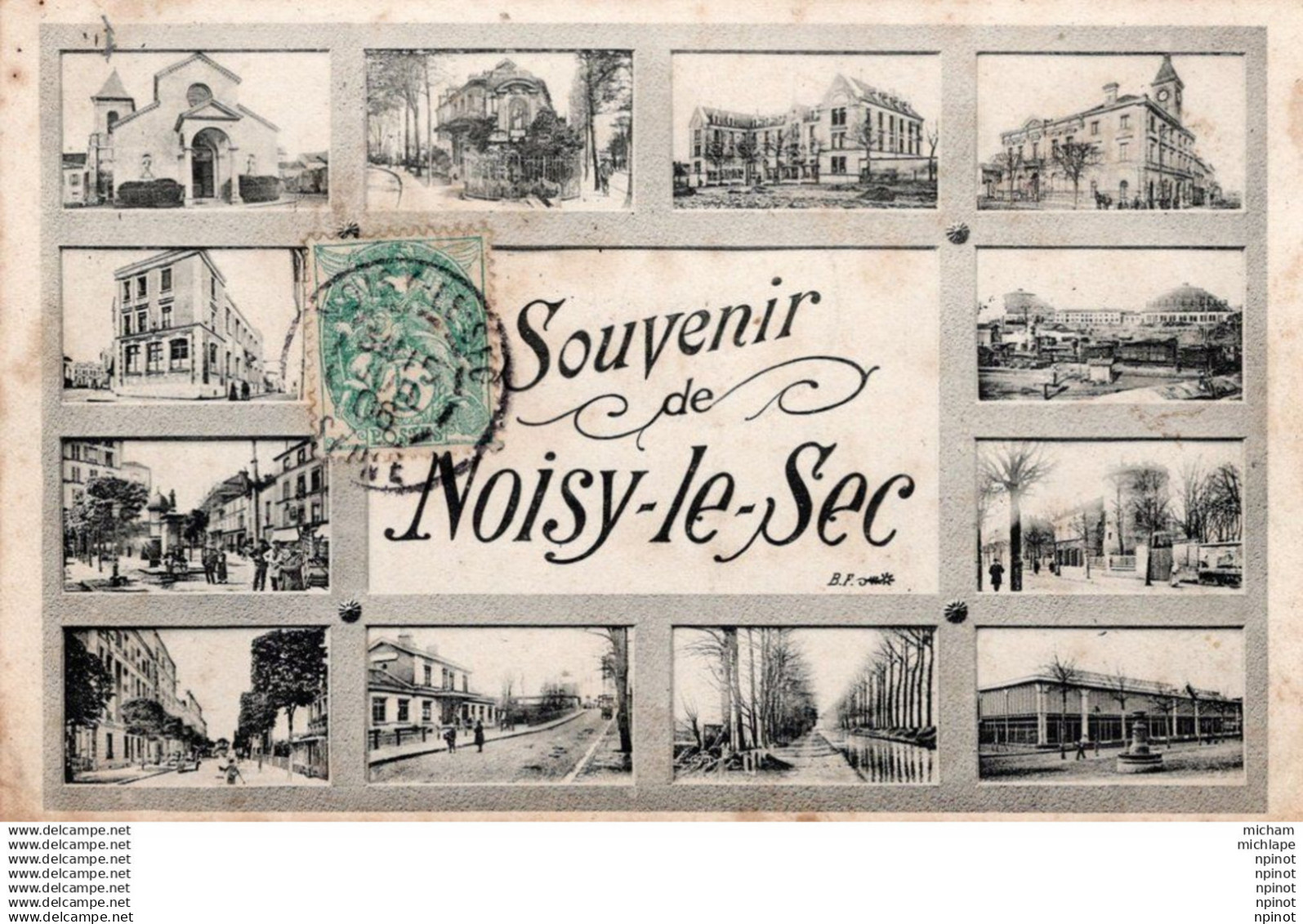 C P A  93 - NOISY LE SEC  souvenir de  noisy le sec  multivue