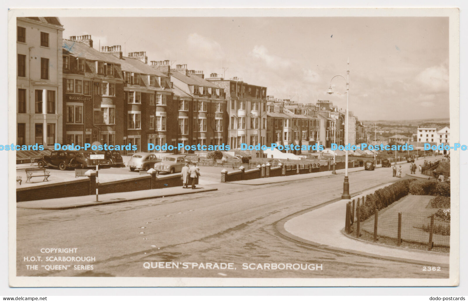 C000157 Queens Parade. Scarborough. 2362. H. O. T. Scarborough. Queen Series. 19