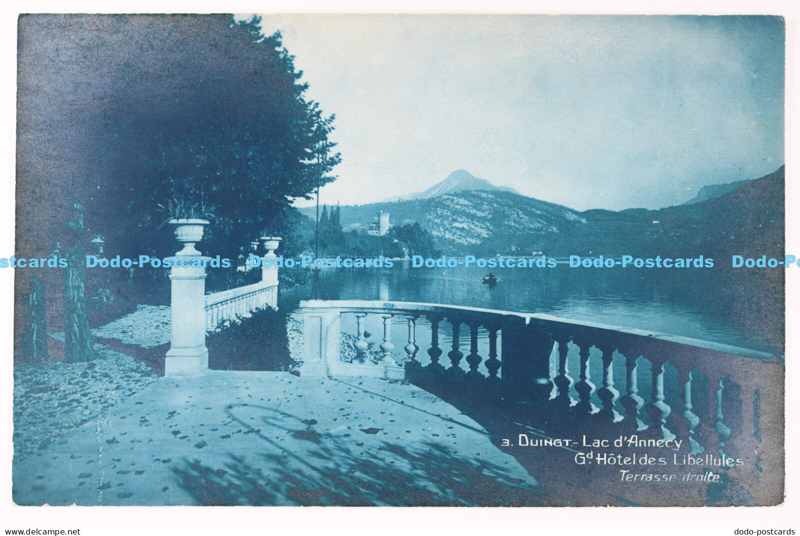 C001741 Duingt. Lac d Annecy. Gd. Hotel des Libellules Terrasse Droite