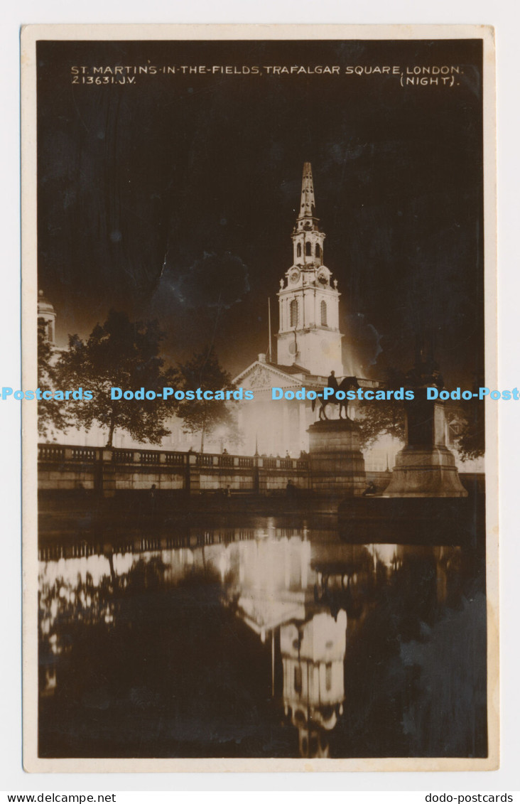 C004555 St. Martins in Fields. Trafalgar Square. London. Night. 213631. Valentin