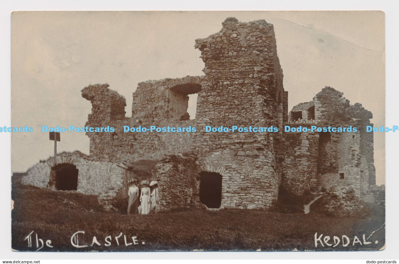 C013654 Kendal. The Castle. Postcard. 1904