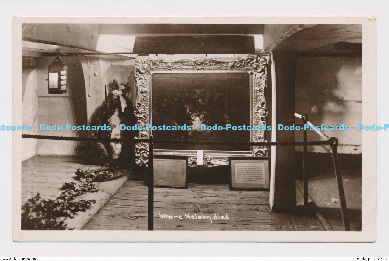 C014084 Where Nelson Died. Postcard