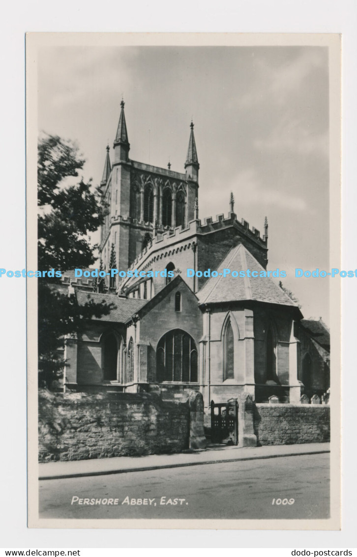 C015544 Pershore Abbey. East. R. A. Postcards. RP