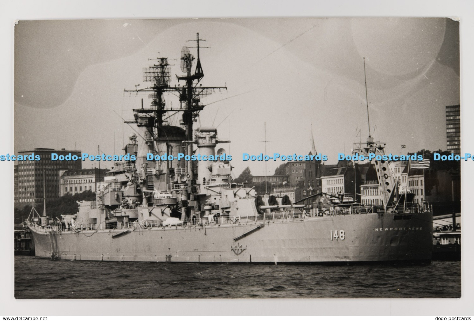 C028515 USS Newport News CA148. Old Photo