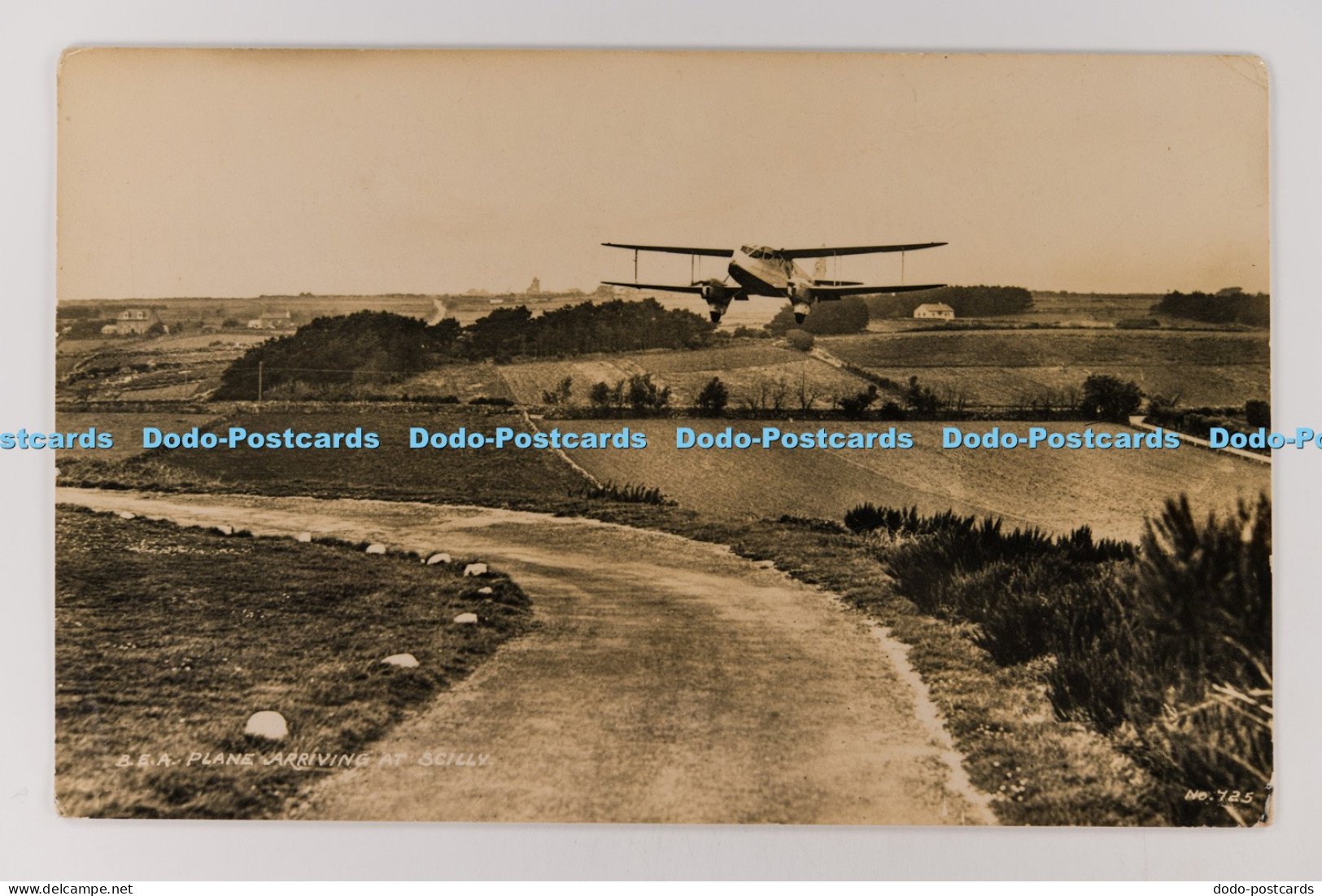 C030552 B E A Plane Arriving at Scilly James Gibson Scilly Isles RP