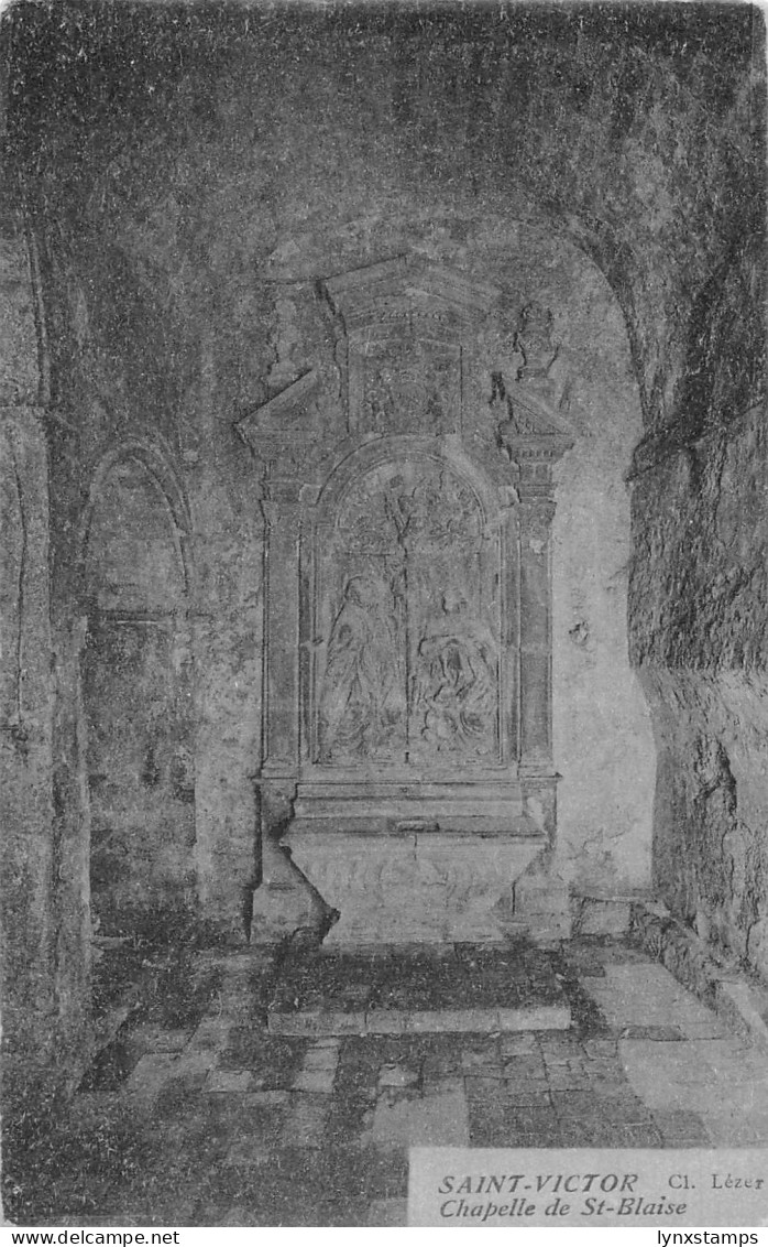 C050 France Saint-Victor Chapelle de St-Blaise postcard