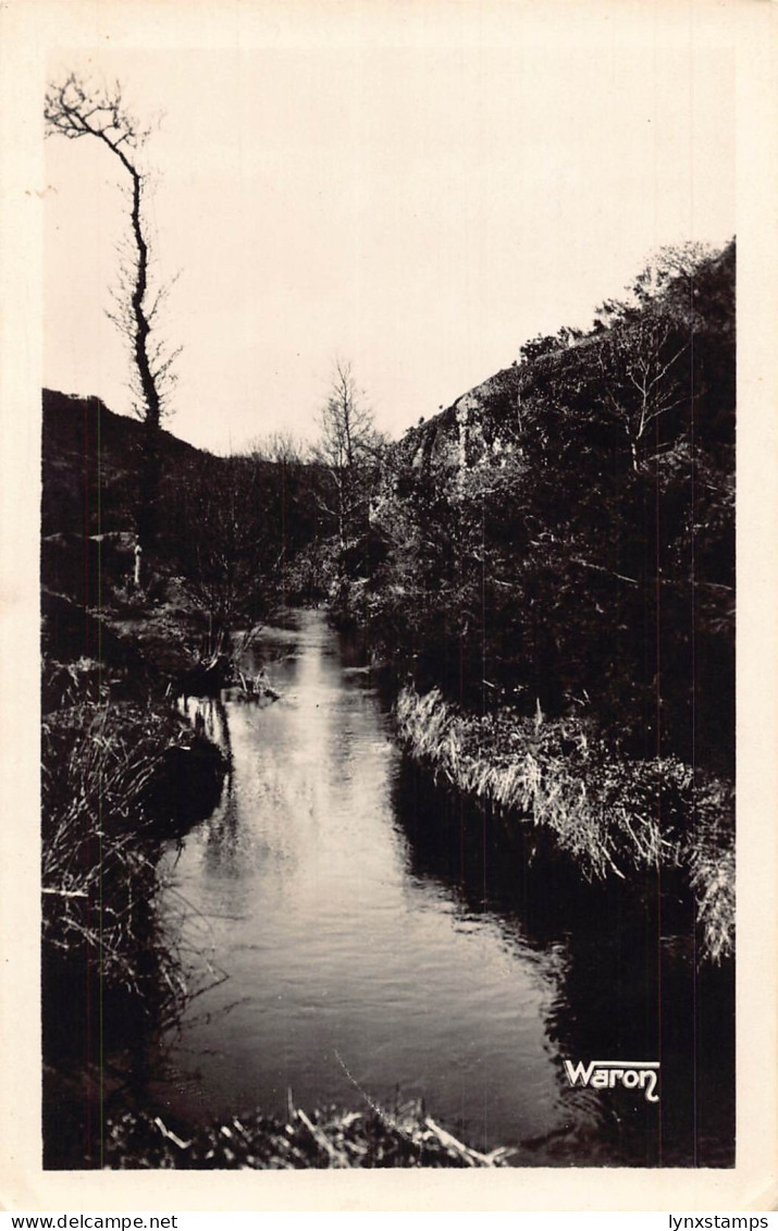 C056  France Saint Nicolas du Pelem Le Cours du Foadel vintage postcard