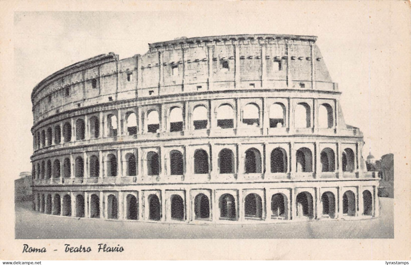 C079 Italy Roma Colosseum vintage postcard