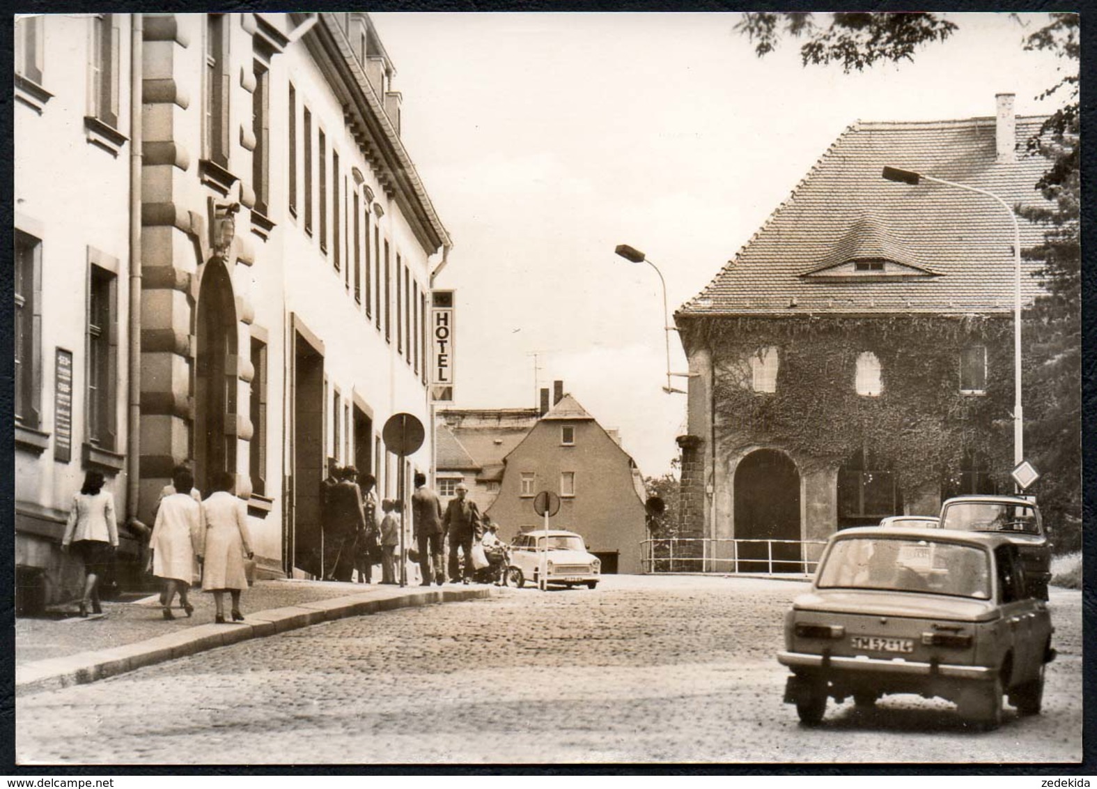 C0856 - Limbach Oberfrohna - Rathaus Hotel - Auto Fahrzeug Kennzeichen - Deyfarth