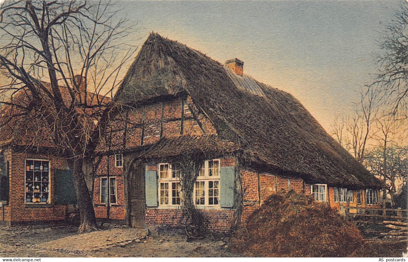 C133 Germany  Bad Bederkesa  traditional house vintage postcard