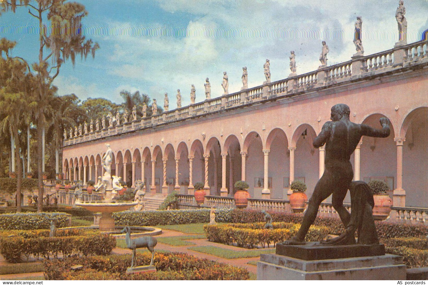 C161 Florida Sarasota Ringling Art Museum  vintage postcard