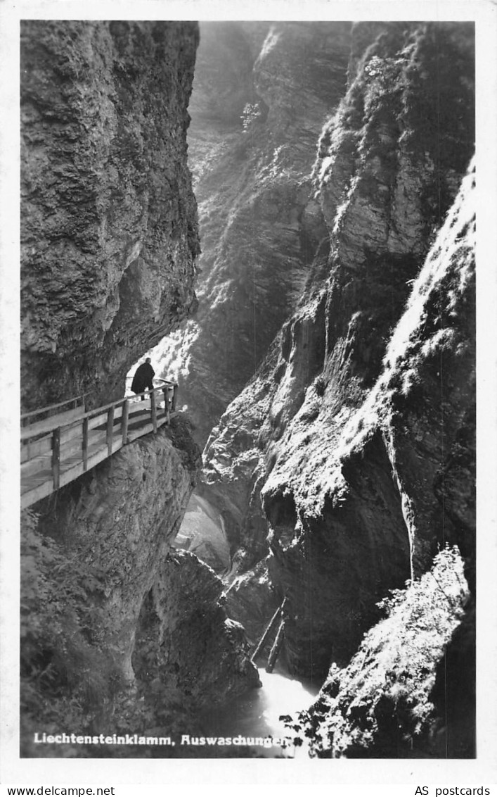 C192 Austria Liechtensteinklamm St. Johann im Pongau  picturesque place postcard