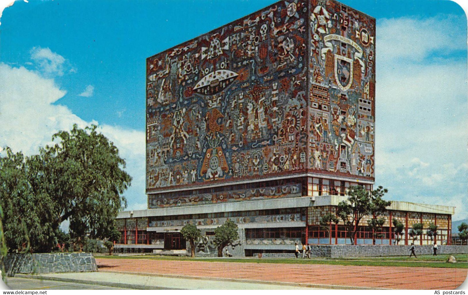 C235  Mexico Mexico City National University of Mexico 1973  RPPC  postcard