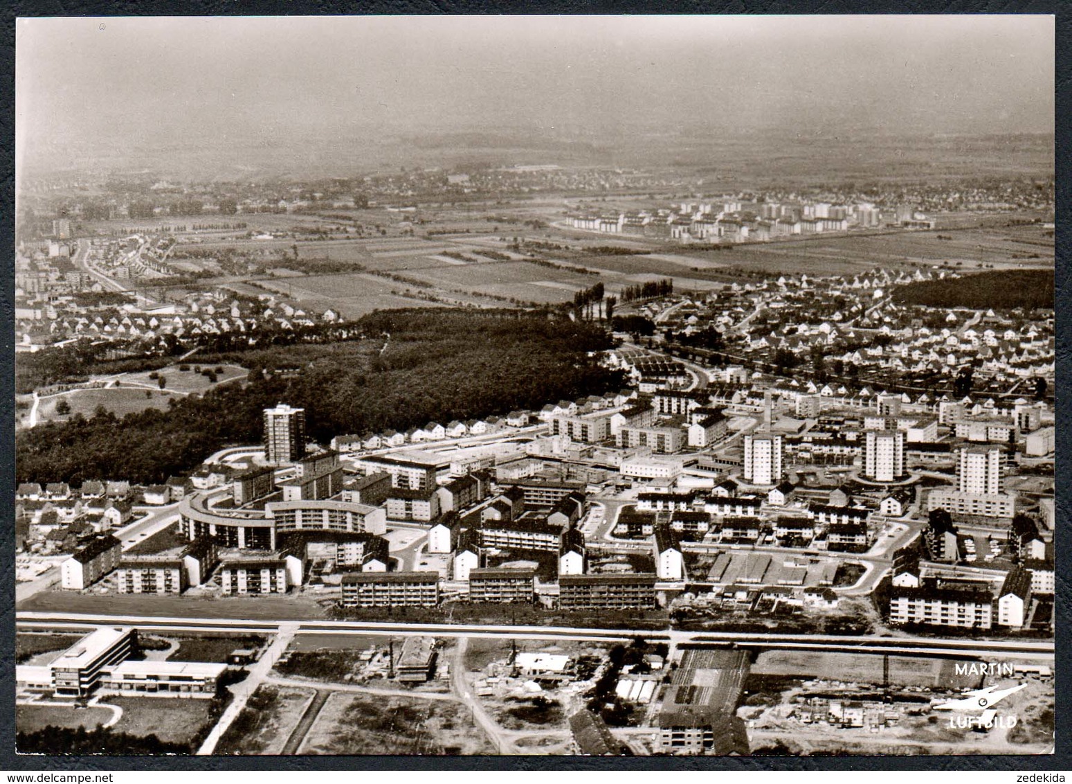 C2400 - TOP Rüsselsheim Haßloch Nord- Luftbild Fliegeraufnahme - Hans F. Martin Luftbildverlag